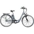 E-Bike ZÜNDAPP "Green 3.7" E-Bikes Gr. 48cm, 28 Zoll (71,12cm), grau Pedelec, Elektrofahrrad für Damen u. Herren