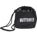 Turnbeutel BUTTERFLY "SPORT BAG Tischtennisballtasche für Zubehör, Bälle, Schläger" Taschen Gr. B/H: 35cm x 41cm, schwarz