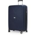 Hartschalen-Trolley HAUPTSTADTKOFFER "TXL, 76 cm" Gr. B/H/T: 51cm x 76cm x 31cm 118 l, blau (dunkelblau) Koffer Hartschalen-Koffer Reisekoffer groß Reisegepäck TSA Schloss