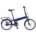 E-Bike PROPHETE "Urbanicer Faltrad" Gr. 30, blau, E-Bikes, 30cm, 20 Zoll (50,80cm), Pedelec, Elektrofahrrad für Damen u. Herren