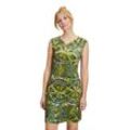 Druckkleid CARTOON "Cartoon Casual-Kleid ohne Arm" Gr. 34, Normalgrößen, grün (khaki, grün) Damen Kleider Druck