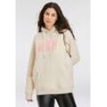 Hoodie ZWILLINGSHERZ "Limited Edition" Gr. L/XL, beige (hellbeige) Damen Sweatshirts mit Kapuze, gesticktem "MOIN" und Anker Motiv, exklusiv bei Otto