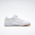 Sneaker REEBOK CLASSIC "CLUB C 85", Gr. 39, weiß (weiß, light, grau, gum), Leder, sportlich, Schuhe