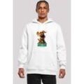 Sweatshirt F4NT4STIC "Scooby Doo Puppy Scooby" Gr. 4XL, weiß Herren Sweatshirts Herren,Premium Merch,Slim-Fit,Kapuzenpullover,Bedruckt