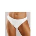 Slip LASCANA "Chiara", Damen, Gr. 48/50, beige (cream), Mesh, Netz, Obermaterial: 85% Polyamid, 15% Elasthan, figurbetont, Unterhosen, mit graphischem Netz-Muster