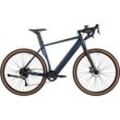 E-Bike ADORE "GTR-770" E-Bikes Gr. 52cm, 28 Zoll (71,12cm), blau (dunkelblau matt) Pedelec, Elektrofahrrad für Damen u. Herren