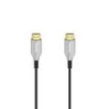 HAMA HDMI-Kabel "Optisch, aktives HDMI™-Kabel, Stecker - Stecker, 4K, vergoldet, 15 m" Kabel Gr. 150cm, schwarz (eh13)