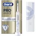 Elektrische Zahnbürste ORAL-B "Pro 3 3500 Special Edition" Elektrozahnbürsten weiß 360-Andruckkontrolle