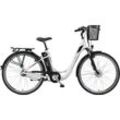 E-Bike TELEFUNKEN "Multitalent RC840" Gr. 48, weiß, E-Bikes, 48cm, 28 Zoll (71,12cm), Pedelec, Elektrofahrrad für Damen u. Herren