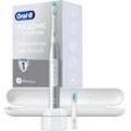 Schallzahnbürste ORAL-B "Pulsonic Slim Luxe 4500" Elektrozahnbürsten grau (platin)