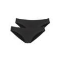 Jazz-Pants Slips LASCANA Gr. 36/38, schwarz Damen Unterhosen aus weicher Microfaser