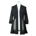 Longblazer HERMANN LANGE COLLECTION "HERMANN Collection Jerseyjacke / Langjacke Hänger" Gr. 38, schwarz Damen Blazer