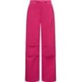 Stoffhose RAGWEAR "Paragata" Gr. 24, Normalgrößen, pink (magenta) Damen Hosen Stylische Parachute-Hose mit Kordelzügen