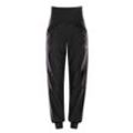 Sporthose WINSHAPE "Functional Comfort Leisure Time Trousers LEI101C", Damen, Gr. XS, Normalgrößen, schwarz, 85% Polyester, 15% Elasthan, Hosen, High Waist