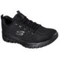 Sneaker SKECHERS "GRACEFUL - GET CONNECTED", Damen, Gr. 35, schwarz, Textil, sportlich, Schuhe, in Schuhweite G (weit), Freizeitschuh, Halbschuh, Schnürschuh, Topseller