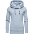 Hoodie RAGWEAR "Gripy Bold" Gr. M (38), blau (hellblau) Damen Sweatshirts kuscheliges Longsleeve Sweatshirt