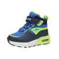 Sneaker KANGAROOS "K-XI Creed Mid EV" Gr. 23, bunt (dk navy, lime) Schuhe Wasserdicht