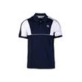 T-Shirt SERGIO TACCHINI "ALETTONE PL Herren" Gr. L, blau (navy, surf spray), Herren, 100% POLYESTER, Shirts, Poloshirt Herren, Polohemd Retro, T-Shirt Polo kurz, Trikot Streetwear