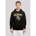 Kapuzenpullover F4NT4STIC "Harry Potter Hufflepuff Sport Emblem", Herren, Gr. XL, schwarz, Obermaterial: 50% Baumwolle, 50% Polyester, casual, relaxed fit, Langarm, Pullover, Print