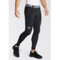 Trainingstights UNDER ARMOUR "UA Cold Gear Armour Leggings" Gr. XXL, N-Gr, schwarz Herren Hosen