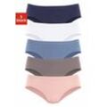 Jazz-Pants Slips VIVANCE Gr. 44/46, bunt (marine, weiß, blau, taupe, rosé) Damen Unterhosen aus elastischer Baumwoll-Qualität Bestseller