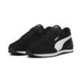 Sneaker PUMA "ST RUNNER V4 SD" Gr. 41, schwarz-weiß (puma schwarz, puma weiß, silber) Schuhe