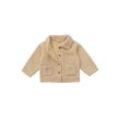 Sweatjacke LILIPUT Gr. 62/68, beige, Jungen, 100% Polyester, unifarben, Sweatjacken, mit aufgesetzten Taschen