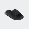 Badesandale ADIDAS ORIGINALS "AYOON ADILETTE" Gr. 39, schwarz-weiß (core black / cloud white core black) Schuhe