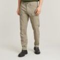 Cargohose G-STAR "Rovic Cargo regular tapered", Herren, Gr. 33, Länge 32, beige (dune), Web, Obermaterial: 99% Baumwolle, 1% Elasthan, casual, gerade, unten schmal lang, Hosen