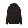 Sweatjacke PUMA "FC St. Pauli Casuals Kapuzenjacke Herren" Gr. S, rot (schwarz rot) Herren Sweatjacken