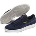 Sneaker PUMA "Puma Smash v2", Gr. 41, blau (navy), Leder, Synthetik, sportlich, Schuhe