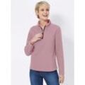 Fleeceshirt CLASSIC BASICS "Fleece-Shirt" Gr. 50, rosa (altrosé), Damen, 100% Polyester, Shirts