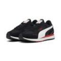 Sneaker PUMA "ROAD RIDER SD", Gr. 41, schwarz (puma schwarz, puma rot), Textil, unifarben, sportlich, Schuhe