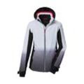 Skijacke KILLTEC "KSW 63 WMN SKI JCKT", Damen, Gr. 40, beige (naturweiß), Oberstoff: 100% Polyester, Futter: 100% Polyester, Wattierung: 100% Polyester (recycelt), sportlich, Jacken