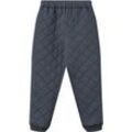 Thermohose WHEAT "Thermo Pants Alex", Jungen, Gr. 110, N-Gr, blau (ink), Web, Obermaterial: 100% Polyester, unifarben, casual, Hosen