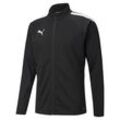 Trainingsjacke PUMA "TEAMLIGA TRAINING JACKET" Gr. S, schwarz-weiß (puma schwarz, puma weiß), Herren, Trikot, Obermaterial: 100% Polyester, unifarben, Jacken