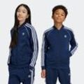 Outdoorjacke ADIDAS ORIGINALS "SST TRACK TOP" Gr. 170, blau (night indigo) Kinder Jacken Superstar