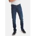 Slim-fit-Jeans BLEND "Jet Multiflex" Gr. 31, Länge 34, blau (dunkelblau, used) Herren Jeans