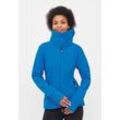 Fleecejacke BENCH. "FUNNEL", Damen, Gr. 36, blau (bright blau), Fleece, Obermaterial: 100% Polyester, unifarben, modisch, figurbetont, Langarm mit Daumenlöchern, Jacken