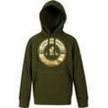 Hoodie ADIDAS PERFORMANCE "Hoody Combat Sports" Gr. S, grün (goldfarben, grün), Sweatshirts, Damen, S, Obermaterial: 100% Baumwolle