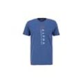 T-Shirt ALPHA INDUSTRIES "Alpha Industries Men - T-Shirts R Print T" Gr. L, blau (vintage marine) Herren Shirts