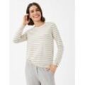 Sweatshirt BRAX "Style CARINA" Gr. 34, beige, Damen, 87% Modal, 8% Polyester, 5% Elasthan, Sweatshirts