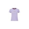 T-Shirt ALPHA INDUSTRIES "Alpha Industries Women - T-Shirts Crystal T Wmn" Gr. M, lila (pale violet) Damen Shirts