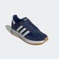 Sneaker ADIDAS SPORTSWEAR "RUN 72", Gr. 41, blau (dunkelblau, cloud weiß, cloud weiß), Textil, Leder, sportlich, Schuhe