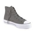 Sneaker CONVERSE "CHUCK TAYLOR ALL STAR LIFT PLATFORM" Gr. 36, weiß (stone-white) Schuhe gefüttert