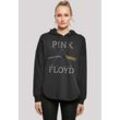 Kapuzenpullover F4NT4STIC "Pink Floyd Dark Side Of The Moon Mond" Gr. L, schwarz Damen Pullover Print