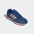 Sneaker ADIDAS SPORTSWEAR "RUN 80S" Gr. 40, bunt (dunkelblau, cloud weiß, bright rot), Leder, Textil, Schuhe