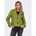 Kurzjacke ONLY "ONLVALERIA JACKET CC OTW" Gr. S (36), grün (oasis), Damen, Web, Obermaterial: 100% Polyester, unifarben, Jacken