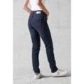 Slim-fit-Jeans CECIL Gr. 28, Länge 32, blau (blau schwarz used wash) Damen Jeans High Waist