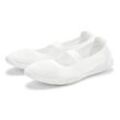 Sneaker Ballerinas LASCANA Gr. 35, weiß Damen Schuhe Freizeitschuh, Slipper, Halbschuh, Slip On Sneaker superleicht VEGAN